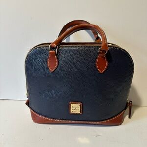 Dooney & Bourke Midnight Blue Zip Zip Satchel